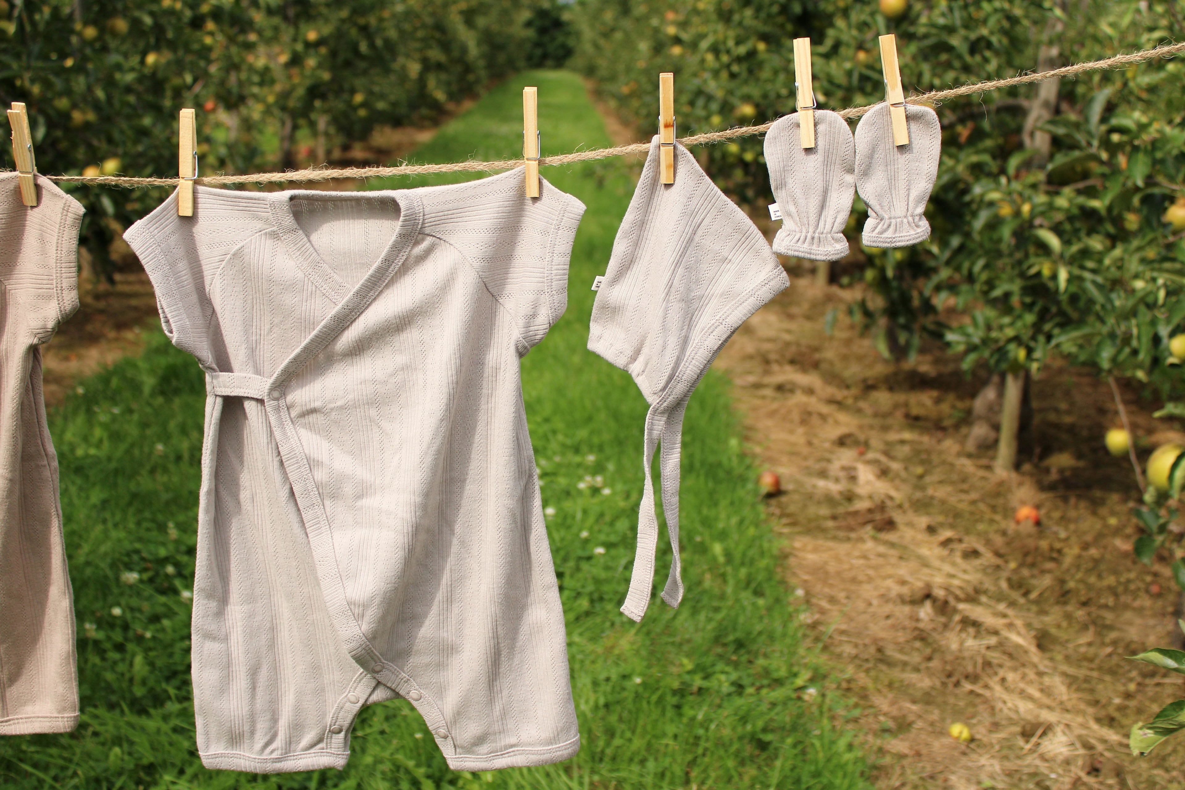 Sweetpea three-piece Bodysuit Gray