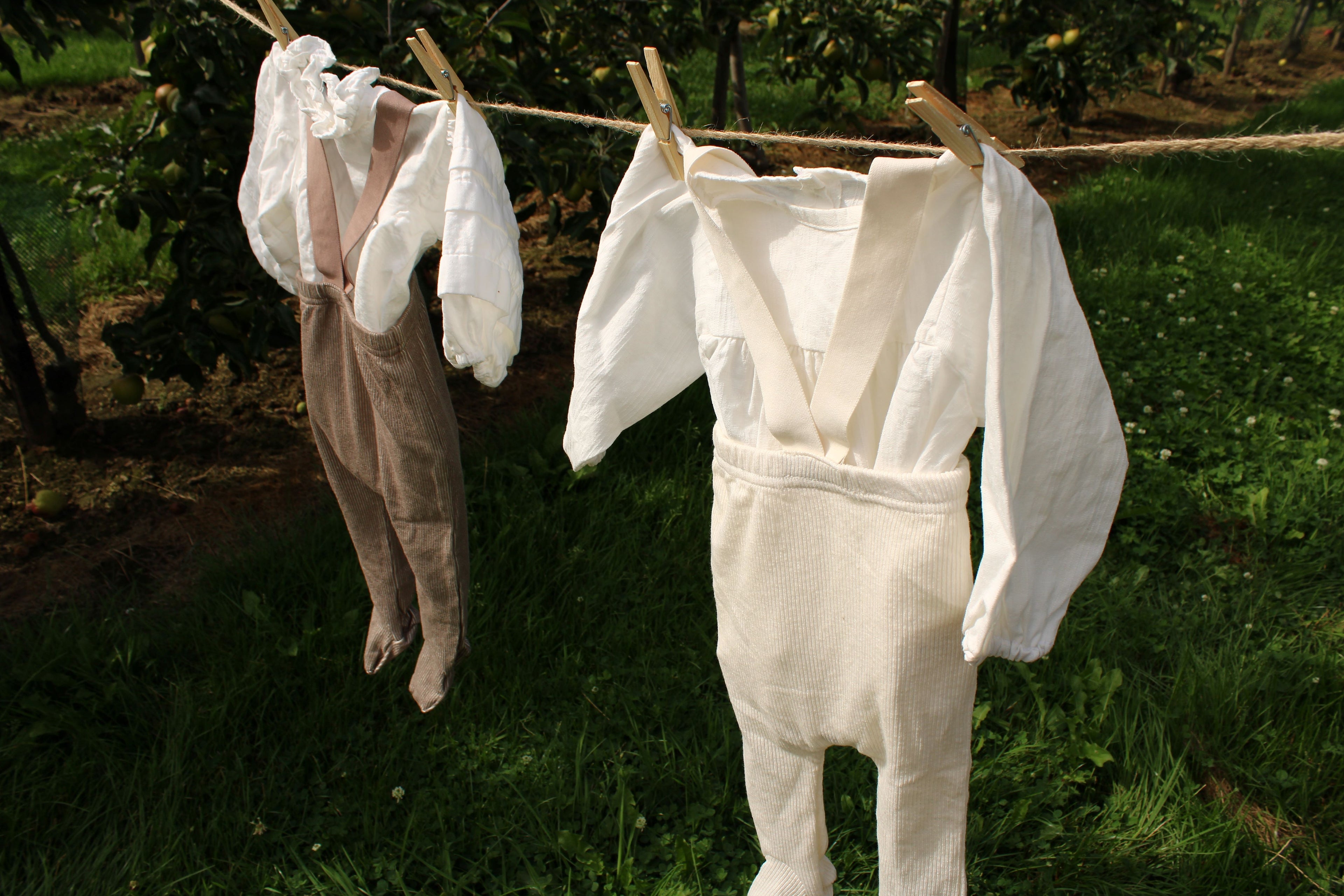 Dungarees Legging Cream