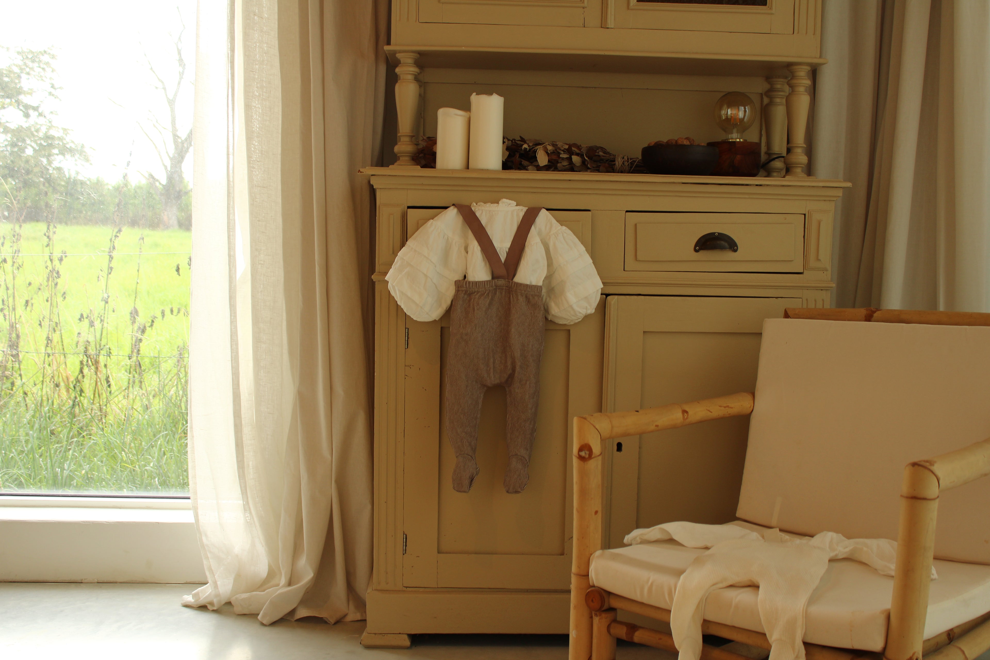 Dungarees Legging Brown